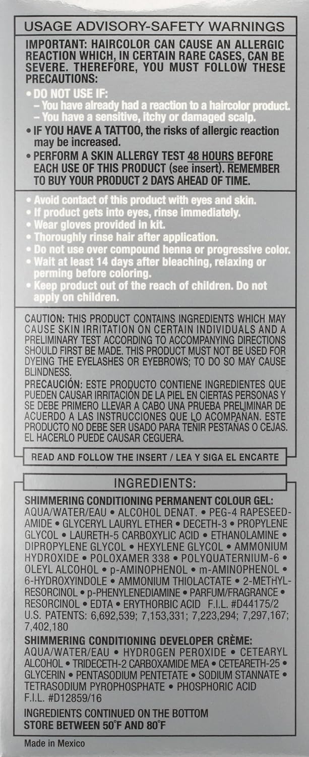 L'Oreal Paris Feria Multi-Faceted Shimmering Permanent Hair Color, 45 French Roast (Deep Bronzed Brown), Pack of 2 Hair Dye Kit