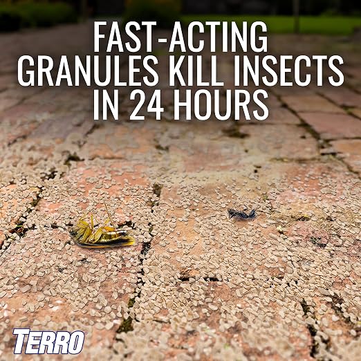 TERRO T901-6 Ant Killer Plus Multi-Purpose Insect Control for Outdoors - Kills Fire Ants, Fleas, Cockroaches, and Other Crawling Insects - 3lb (Pack of 2)