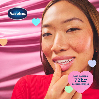 Vaseline Lip Therapy Wild Berry + Rosé Variety 2-Pack – Scented, Lightly Tinted Lip Balms with Vitamin E for Soft, Kissable Lips, 0.25 Oz Ea