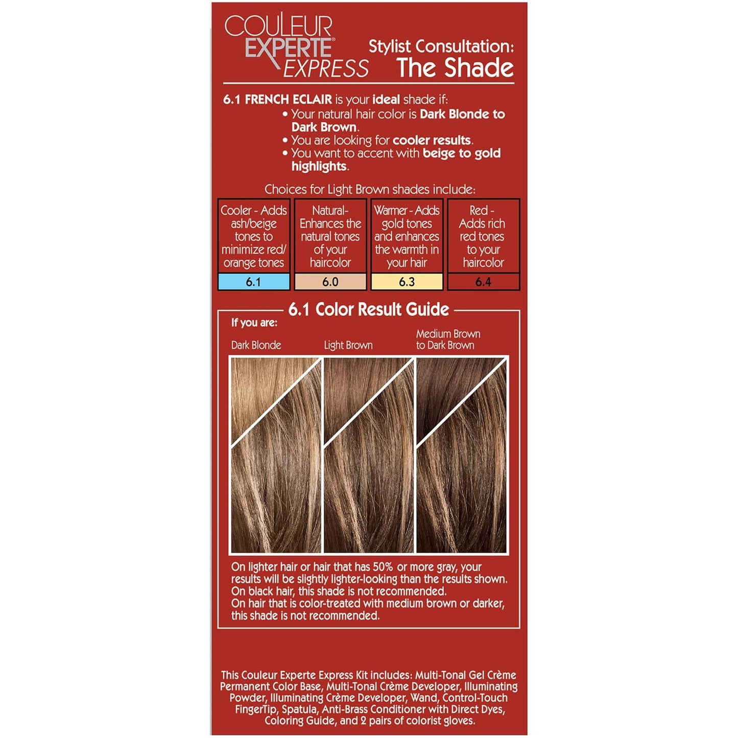 L'Oreal Paris Couleur Experte 2-Step Home Hair Color and Highlights Kit, French Éclair