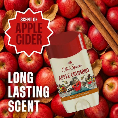 Old Spice Dry Feel Antiperspirant Deodorant for Men, Fallidudes Limited Edition, 24/7 Frightful Freshness and Odor Protection, Apple Crumbro with Apple Cider Scent, 3.0 oz