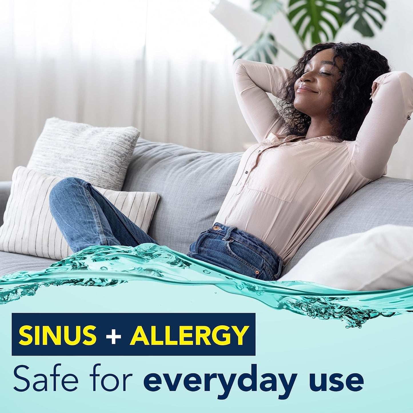 VICKS Sinex Saline Extra Strength Nasal Spray, 3X Concentrated* Drug Free Ultra Fine Mist, Instantly Clears Mucus, Ultra Concentrated to Clear Congestion Fast, Safe For Daily Use, 5 OZ x 2