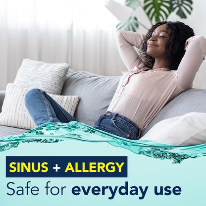 VICKS Sinex Saline Extra Strength Nasal Spray, 3X Concentrated* Drug Free Ultra Fine Mist, Instantly Clears Mucus, Ultra Concentrated to Clear Congestion Fast, Safe For Daily Use, 5 OZ x 2