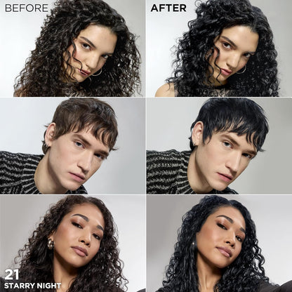 L'Oreal Paris Feria Multi-Faceted Shimmering Permanent Hair Color, High Intensity Hair Dye for 3X Highlights, 515 Chocolate Glaze, 1 Kit