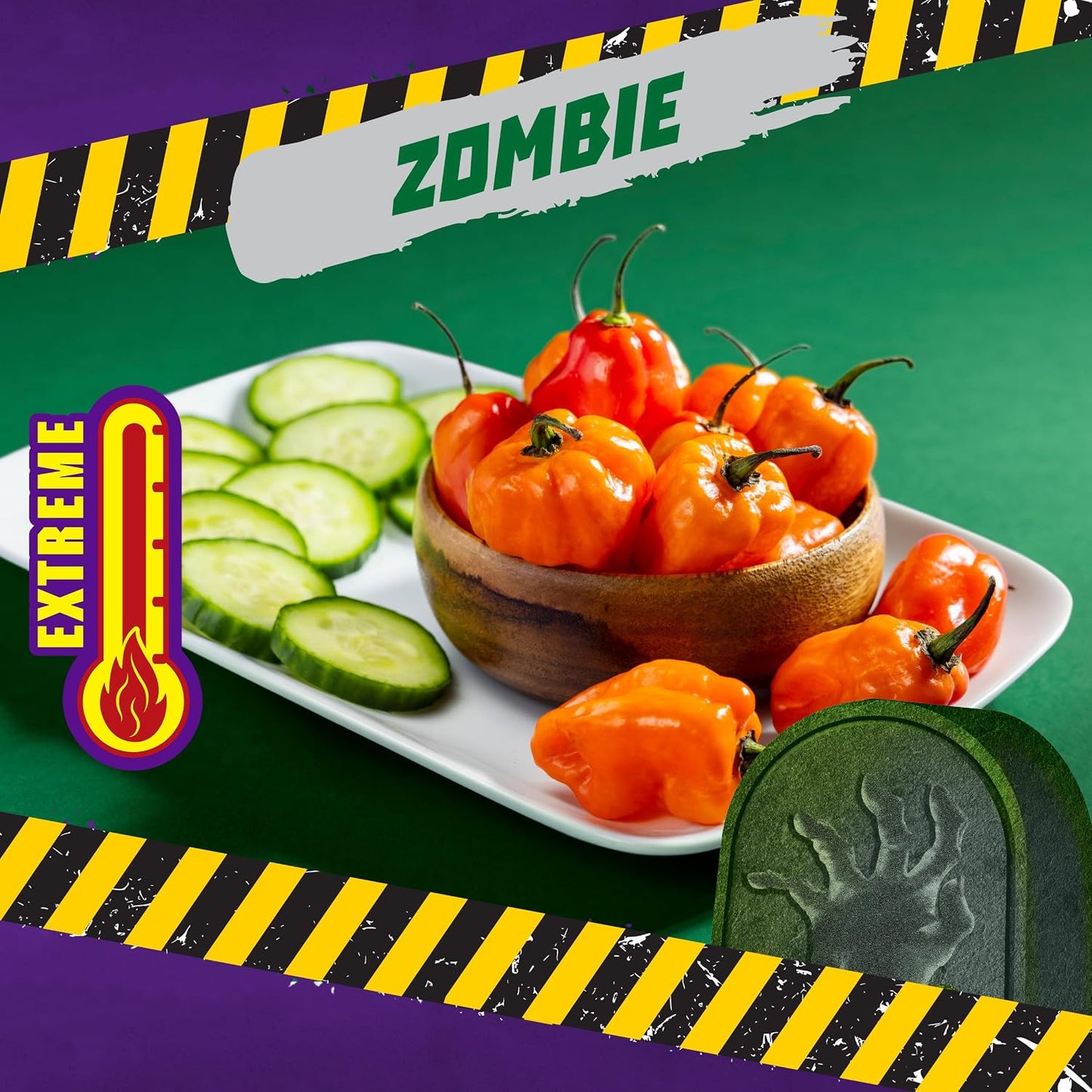 Takis Zombie 18 pc / 1 oz Multipack, Habanero & Cucumber Flavored Extreme Spicy Rolled Tortilla Chips (Pack of 2)