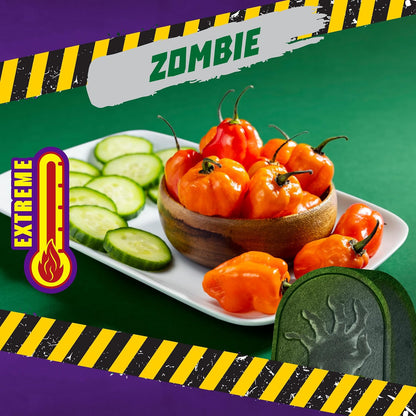 Takis Zombie 18 pc / 1 oz Multipack, Habanero & Cucumber Flavored Extreme Spicy Rolled Tortilla Chips (Pack of 2)