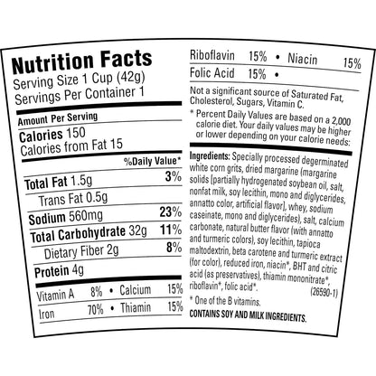 Quaker Instant Grits,Butter Flavor,Breakfast Cereal 1.48 Ounce,(Pack of 24)