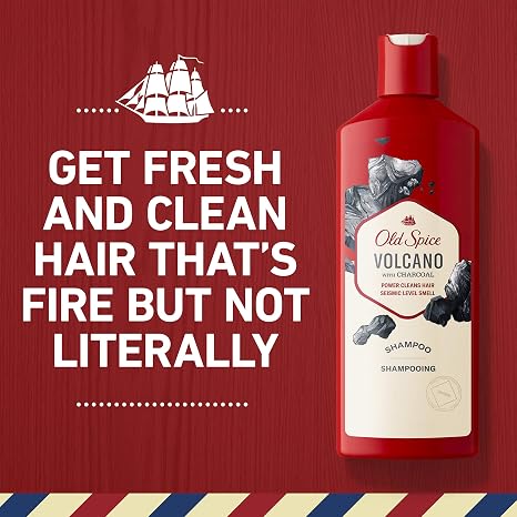 Old Spice Volcano with Charcoal Shampoo