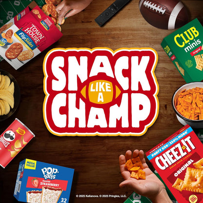 Cheez-It Snap'd Cheesy Baked Chips, Lunch Snacks, Cheddar Sour Cream and Onion, 7.5oz Bag (1 Bag)