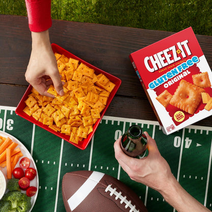 Cheez-It Baked Snack Crackers, Gluten Free, Lunch Snacks, Original (3 Boxes)