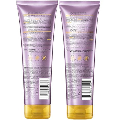 L'Oreal Paris EverPure Blonde Sulfate Free Shampoo for Color-Treated Hair, Neutralizes Brass + Balances, For Blonde Hair, 2 Count (8.5 Fl; Oz each) (Packaging May Vary)