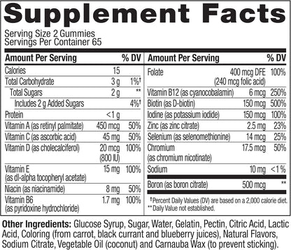 OLLY Women's Multivitamin, Supports Overall Wellness,* Biotin - 130 Count