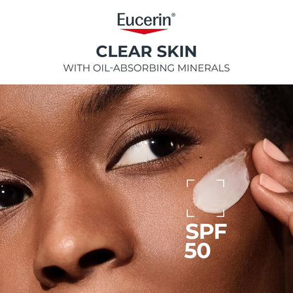 Eucerin Clear Skin Face Sunscreen Lotion, SPF 50, 2.5 FL OZ