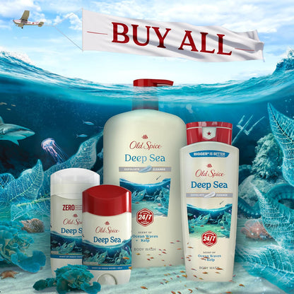 Old Spice Aluminum Free Deodorant For Men, High Endurance, 24/7 Sweat Defense & Odor Protection, 24/7 Freshness & Lasting Scent, Refresh Scent, 3.0 oz (Pack of 3)