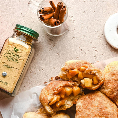 Simply Organic, Ginger Organic, 1.64 Ounce | Non ETO, Non Irradiated, Non GMO, Complements Both Sweet & Savory Dishes
