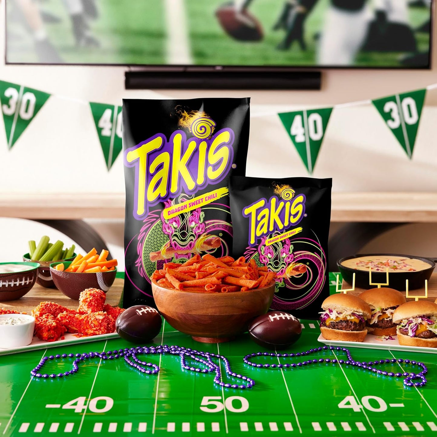 Takis Dragon Sweet Chili 3.25 oz Snack Size Bag, Spicy Sweet Chili Pepper Flavored Hot Tangy Rolled Tortilla Chips (Pack of 4)