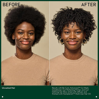 AVEDA Be Curly Advanced Co-Wash | Removes Buildup Without Stripping | Hydrates Curly & Coily Hair | Fights Frizz | Sulfate Free | Silicone Free | 98% Naturally Derived*, 11.8 Fl Oz