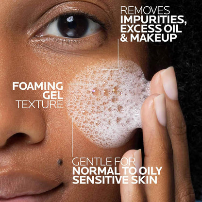 Bundle of La Roche-Posay Toleriane Purifying Foaming Facial Cleanser + Toleriane Double Repair Face Moisturizer