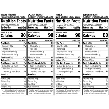 Quaker Rice Crisps, 4 Flavor Spicy and Savory Variety Mix, 15 count