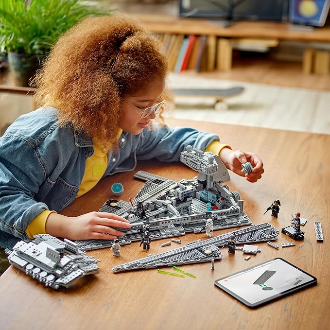 LEGO Star Wars Imperial Star Destroyer Building Toy - Build & Display Set for Boys & Girls, Ages 10+ - Gift for Birthdays - Star Wars Darth Vader & 6 Minifigure Toys - 75394