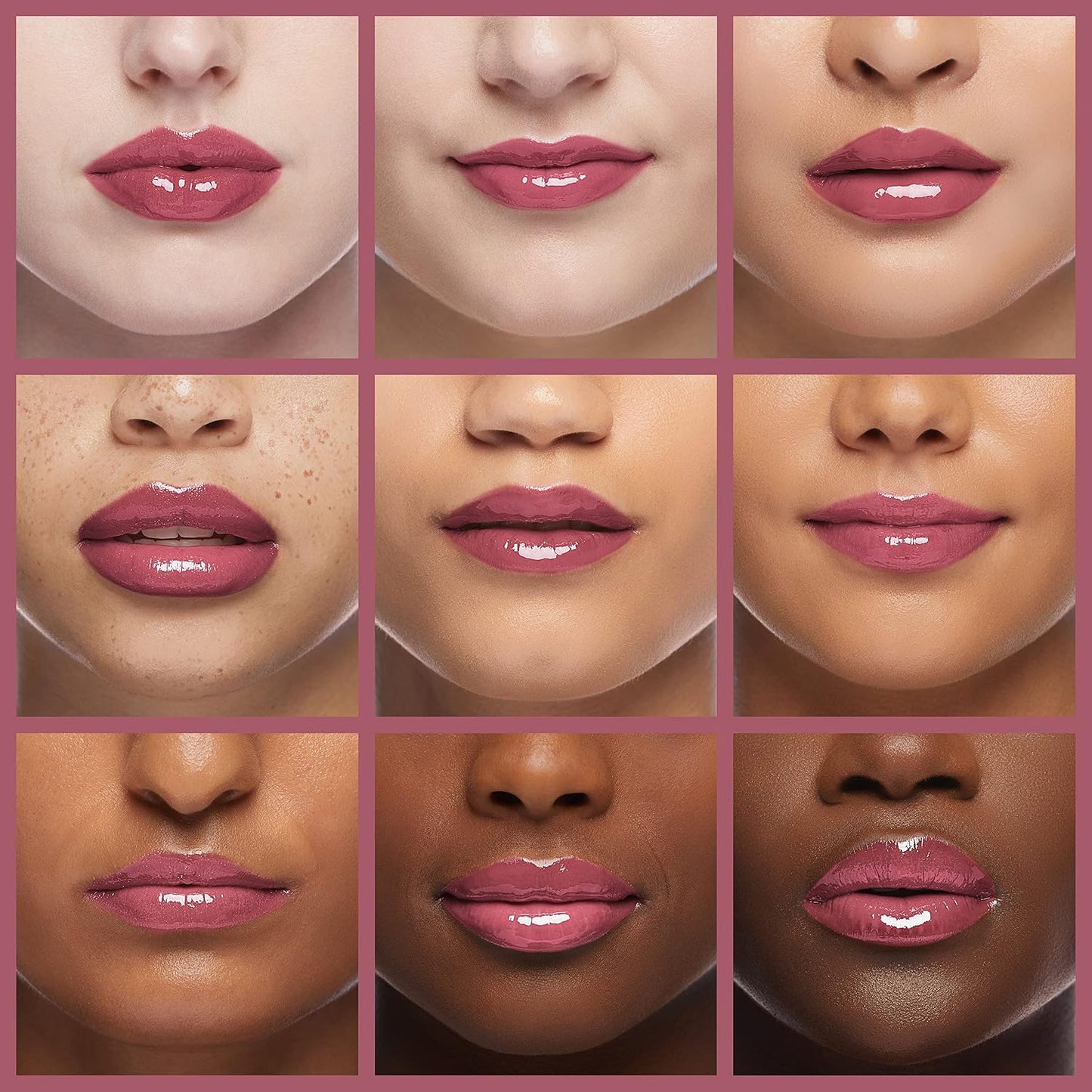 L'Oreal Paris Infallible Pro Gloss Plump Lip Gloss with Hyaluronic Acid, Long Lasting Plumping Shine, Lips Look Instantly Fuller and More Plump, Mauve Glow , 0.21 fl. oz.