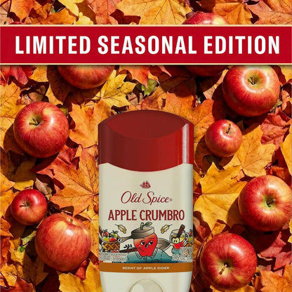 Old Spice Dry Feel Antiperspirant Deodorant for Men, Fallidudes Limited Edition, 24/7 Frightful Freshness and Odor Protection, Apple Crumbro with Apple Cider Scent, 3.0 oz