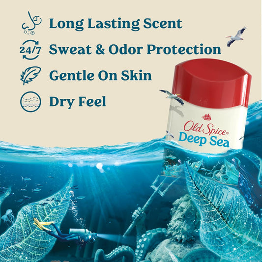 Old Spice Aluminum Free Deodorant For Men, High Endurance, 24/7 Sweat Defense & Odor Protection, 24/7 Freshness & Lasting Scent, Refresh Scent, 3.0 oz (Pack of 3)