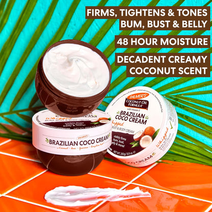 Palmer's Firming Body Cream, Brazilian Coco Coconut Oil Formula (8.8 Fl Oz)