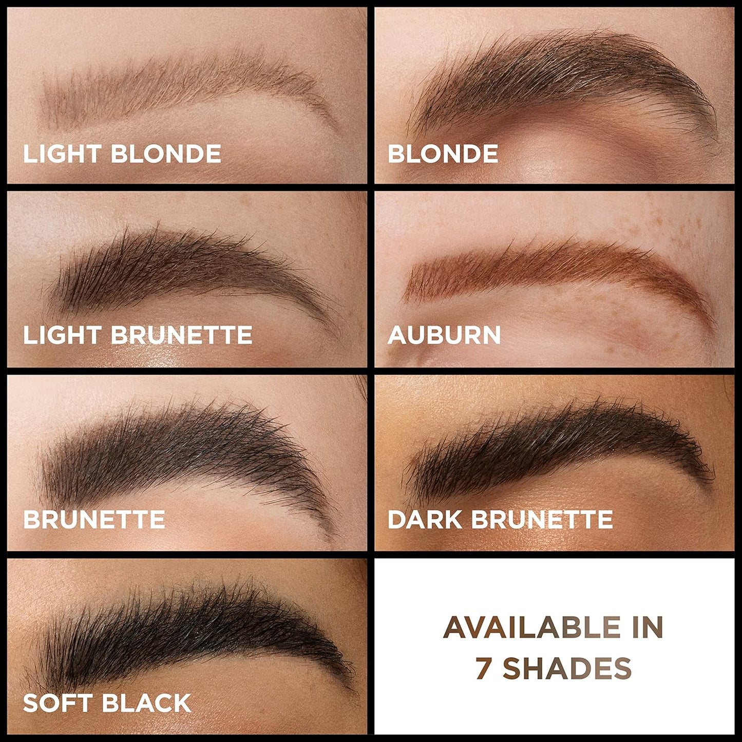 L'Oreal Paris Infallible Volumizing 24H Wear Brow Mascara, Long Lasting Eyebrow Makeup for 2X Fuller Eyebrows, 5.0 Brunette, 0.13 Fl Oz
