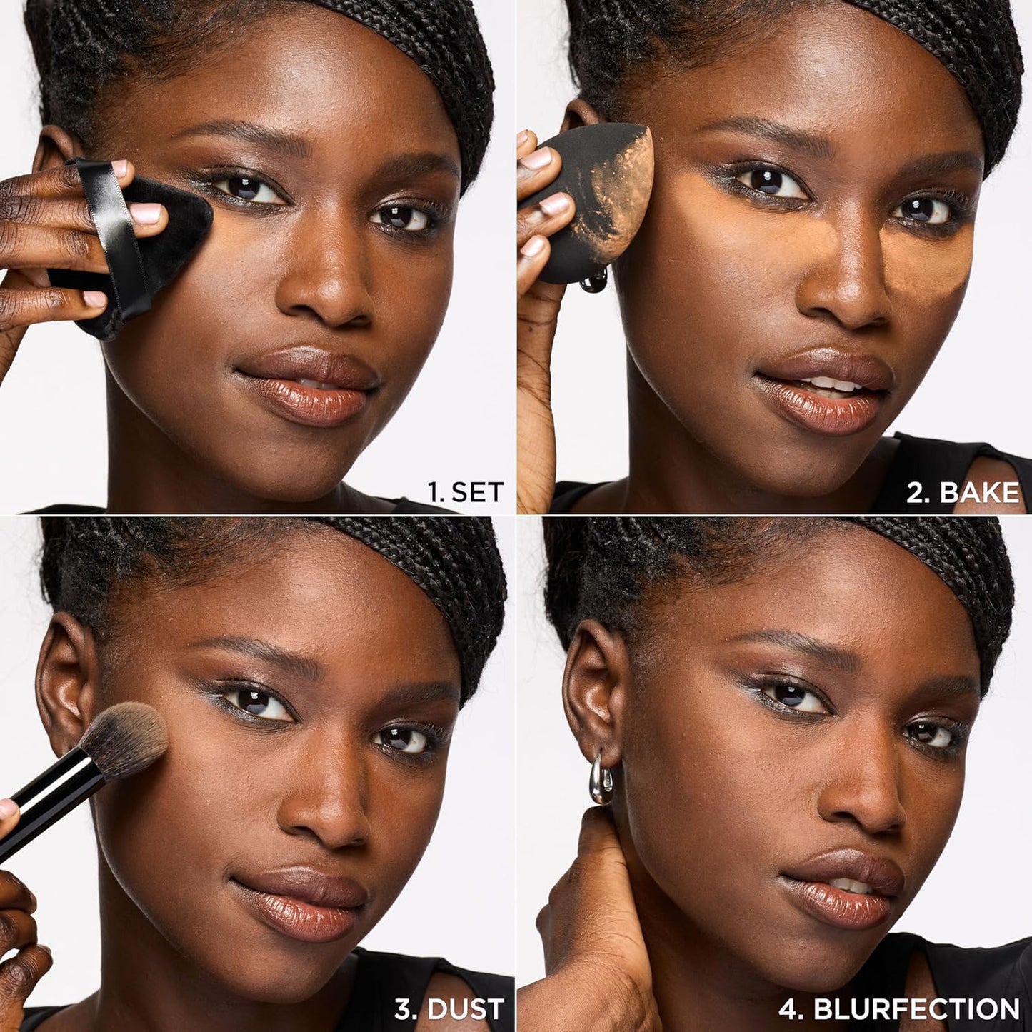 L'Oreal Paris Infallible Blur-fection Longwear Loose Setting Powder, Blurring Face Powder With Up to 24HRs of Wear, Brightening Deep Pink, 1 Kit