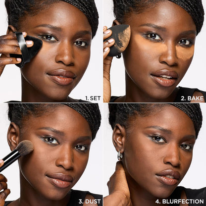 L'Oreal Paris Infallible Blur-fection Longwear Loose Setting Powder, Blurring Face Powder With Up to 24HRs of Wear, Brightening Deep Pink, 1 Kit