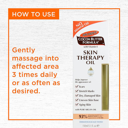 Palmer's Skin Therapy Body Oil, Moisturizing Cocoa Butter (5.1 Oz - 3 Pack)