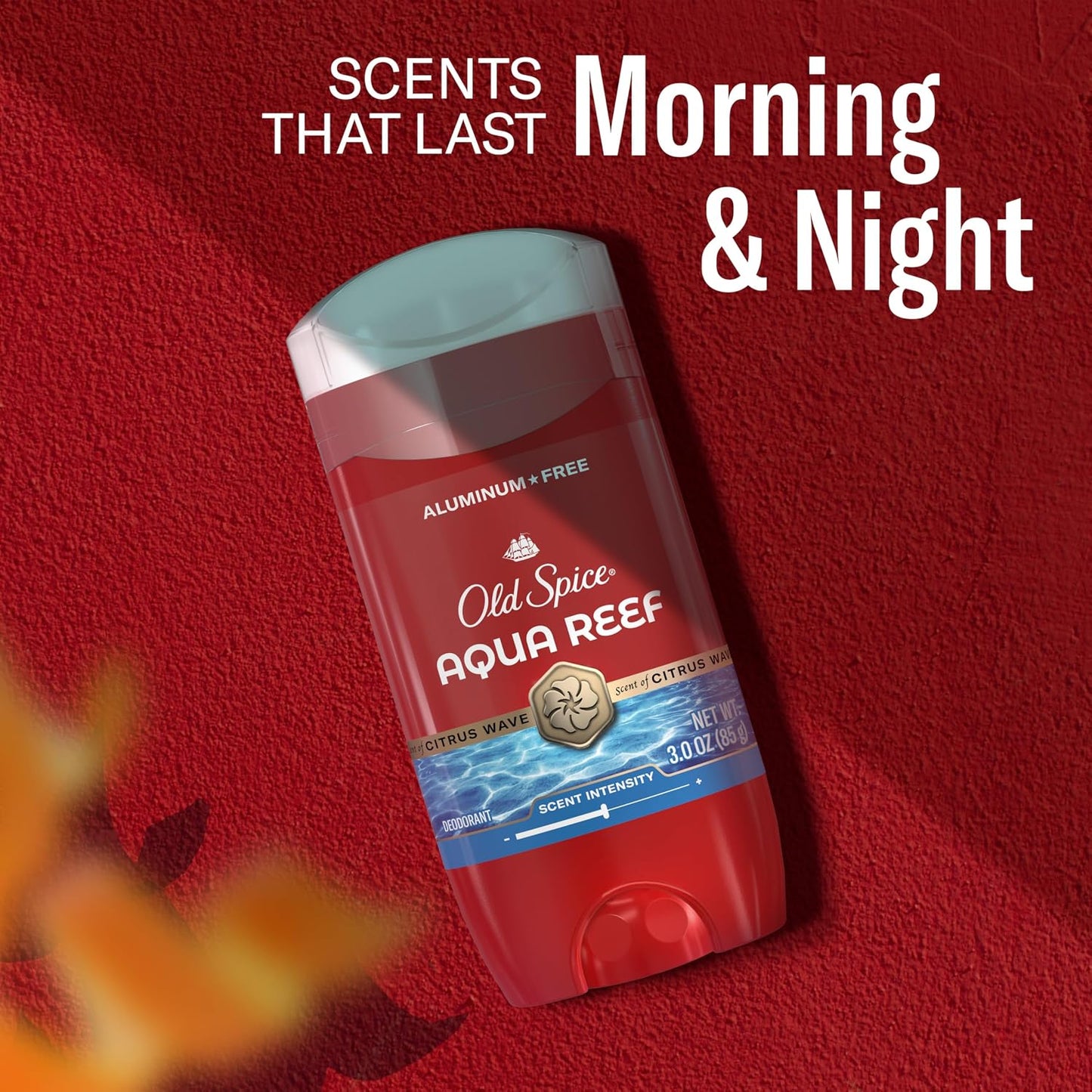 Old Spice Aluminum Free Deodorant for Men, 24/7 Odor Protection, 24/7 Freshness & Lasting Scent, Aqua Reef with Cypress Scent, 3.0 oz
