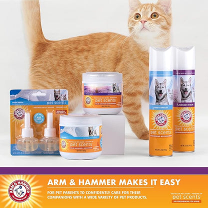 Arm & Hammer for Pets Plug-in Scented Oil Refills, Lavender Fields, 2 Count