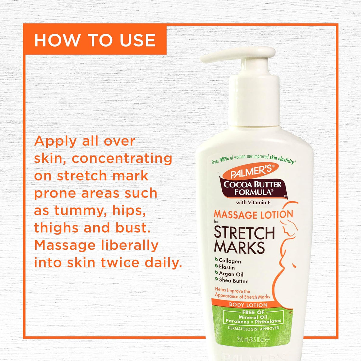 Palmer's Stretch Marks Body Lotion for Pregnancy & Weight Changes (8.5 Oz)