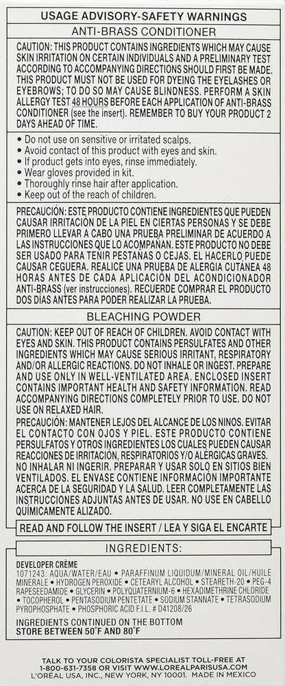 L'Oreal Paris Colorista Bleach, All Over (Pack of 2)