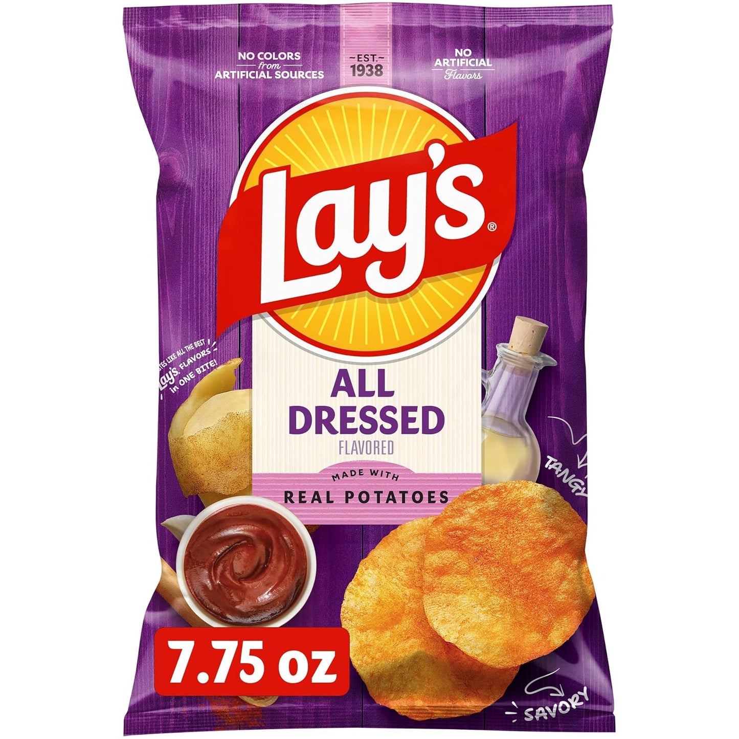 Lay's Potato Chips, All Dressed, 7.75 oz Bag
