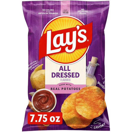 Lay's Potato Chips, All Dressed, 7.75 oz Bag