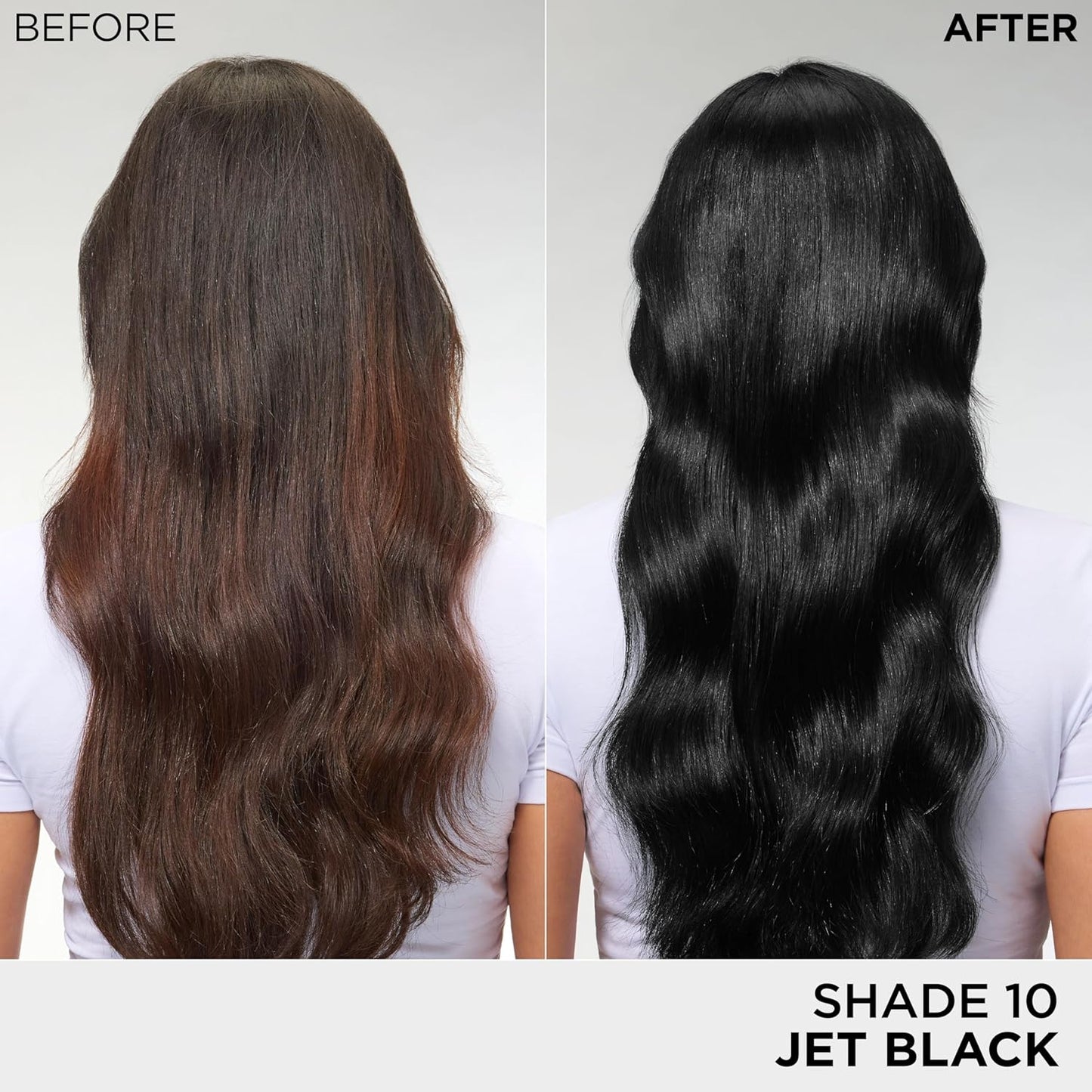 L’Oreal Paris Feria Multi-Faceted Shimmering Permanent Hair Color, High Intensity Hair Dye for 3X Highlights, 10 Jet Black (Blackest Black), 1 Hair Dye Kit