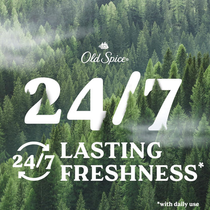 Old Spice Aluminum Free Deodorant for Men, 24/7 Lasting Freshness & Long Lasting Scent, 24/7 Sweat & Odor Protection, Timber with Sandalwood Scent, 3.0 oz (Pack of 3)