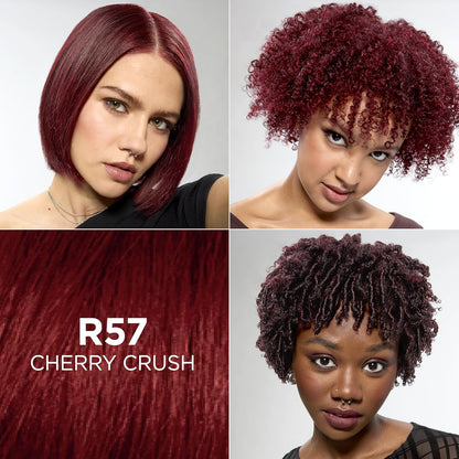L'Oreal Paris Feria Multi-Faceted Shimmering Permanent Hair Color, R57 Intense Medium Auburn, Hair Dye Kit, Pack of 2
