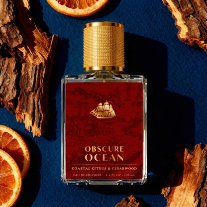 Old Spice Cologne for Men, Premium & Pairable Fragrance Spray, Obscure Ocean with Coastal Citrus & Cedarwood Signature Scent, Masculine & Sophisticated for Day & Night Wear, Eau de Cologne, 3.4 fl oz