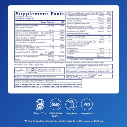 Pure Encapsulations O.N.E. Multivitamin, 60 Capsules