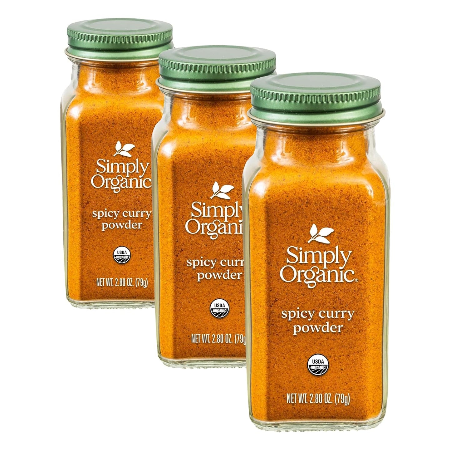 Simply Organic, Spicy Curry Powder, Organic, 2.8 Oz (Pack of 3)