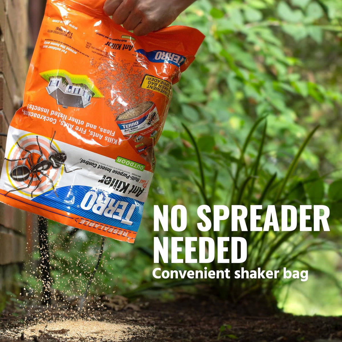 TERRO Ant Killer Plus Multi-Purpose Insect Control, 3 lb Shaker Bag