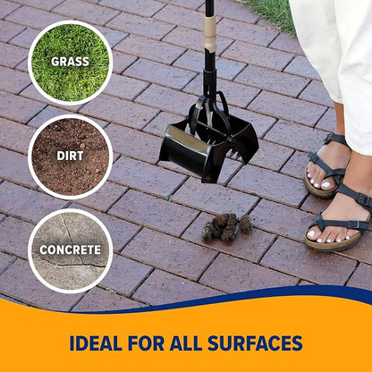 Arm and Hammer Claw Pooper Scooper for Dog Waste, Easy Yard Cleanup Tool