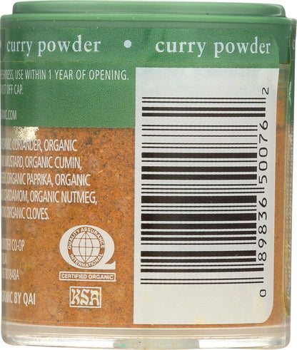Simply Organic Curry Powder, Certified Organic, Kosher, Mini Spices | 0.53 Ounce (Pack of 1)