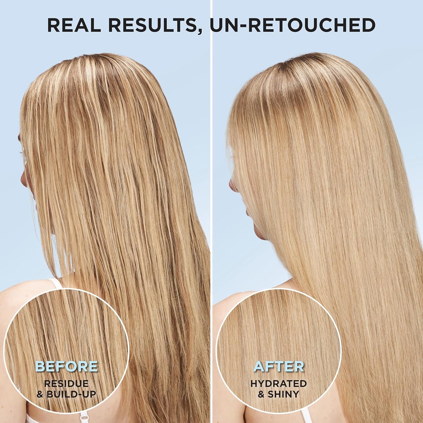 L'Oreal Paris Clarify and Restore Sulfate Free Shampoo and Conditioner Set with Antioxidants for Hard Water Exposure and Styling Build-up, EverPure, 1 Hair Care Kit