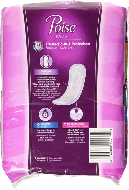 Poise Incontinence Ultra Thins Light Absorbency, 24 Count (Pack of 2)