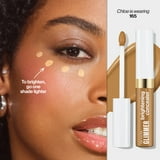 Revlon Glimmer Brightening Liquid Concealer, Buildable Coverage, 165, 0.3 fl oz